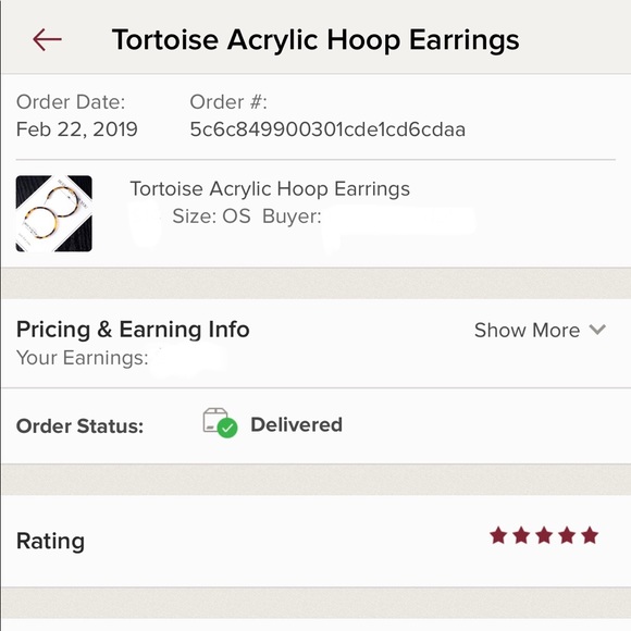 3/$30🖤 Tortoise Acrylic Hoop Earrings - Picture 5 of 6